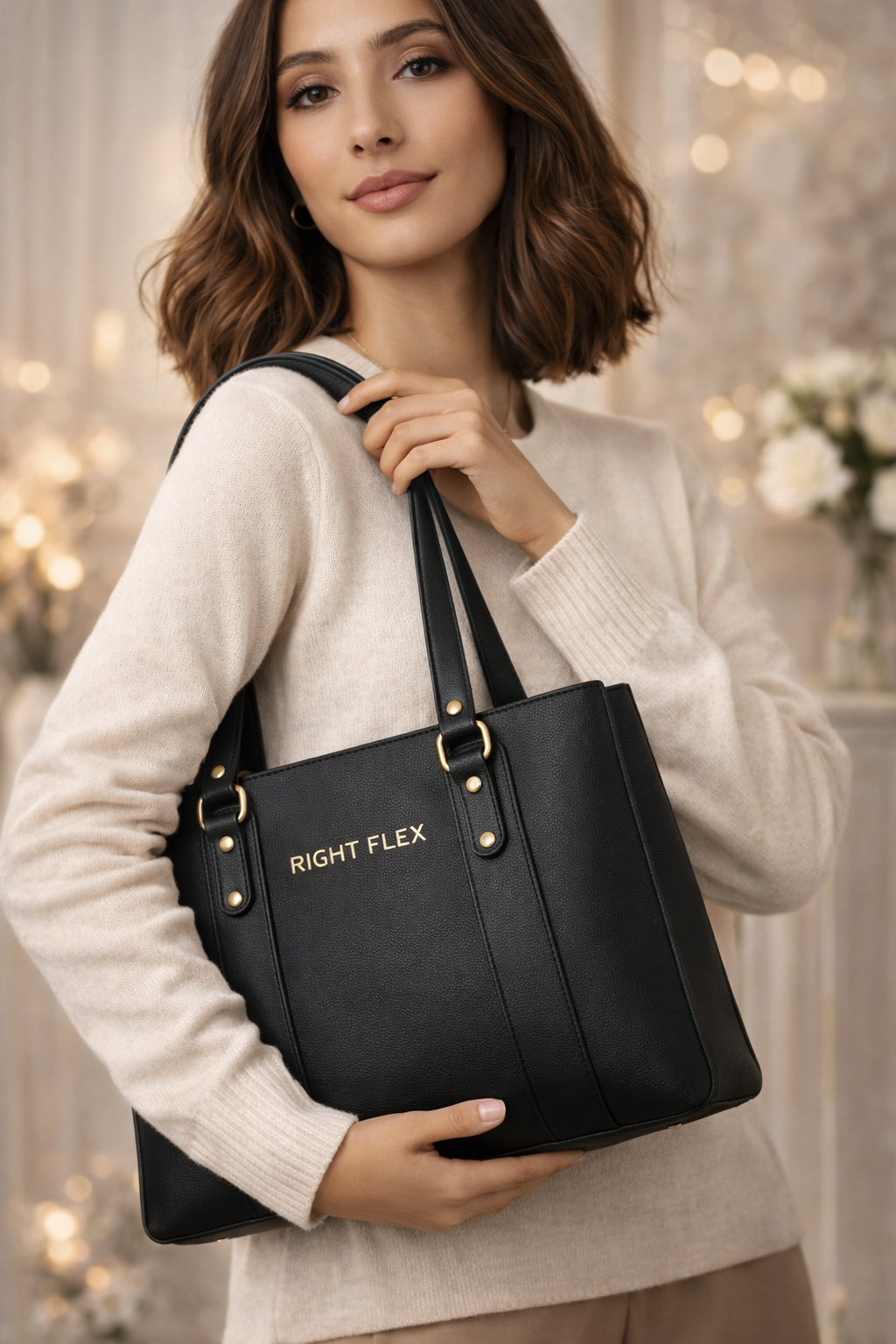 Right Flex Black Shoulder Bag bag for women hand bags
